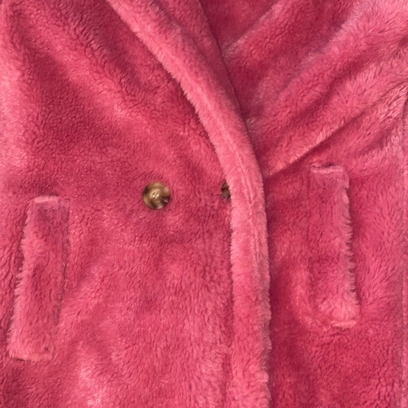 Storets Hot Pink Faux Fur Coat - Picture 5 of 5